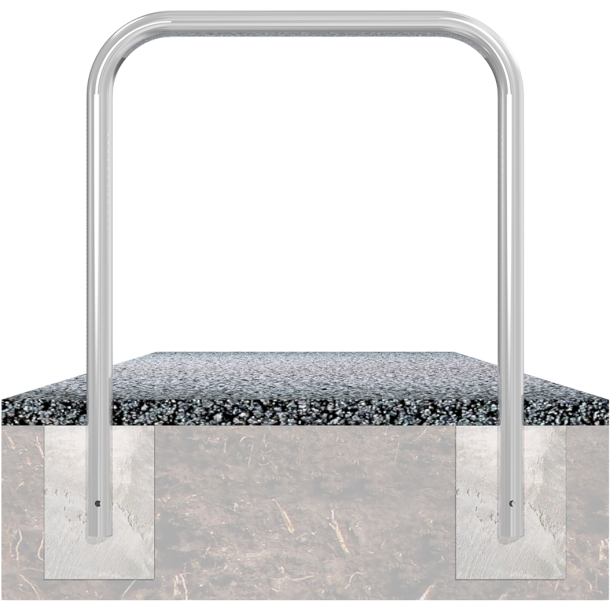 Hoop of steel tube |  60 x 2,5 mm | without cross bar | for casting in concrete | total width: 1500 mm | total height: 1400 mm | hot-dip galvanized